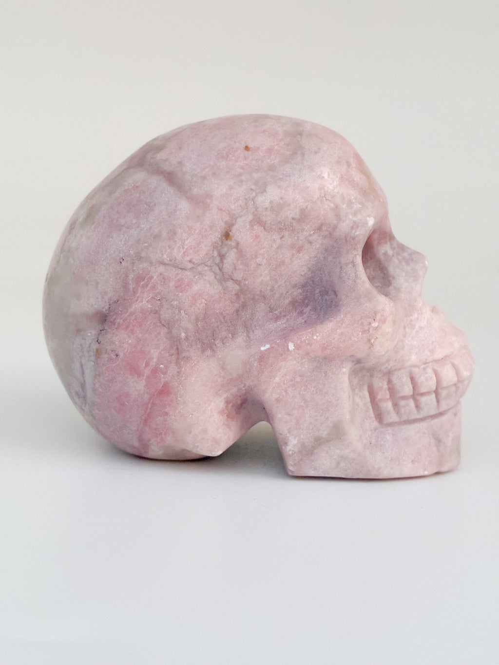 Pink Opal Skull