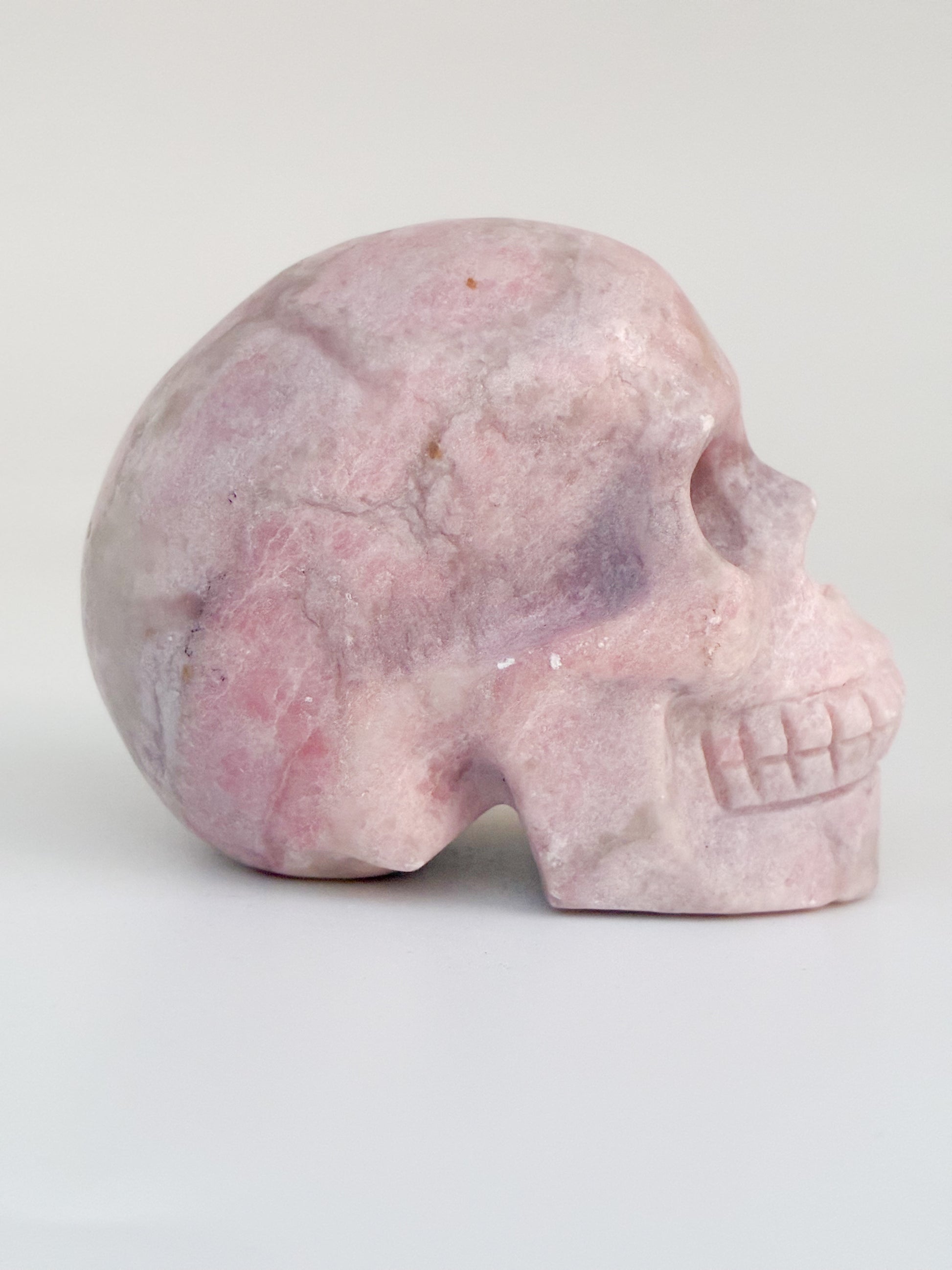 Pink Opal Skull