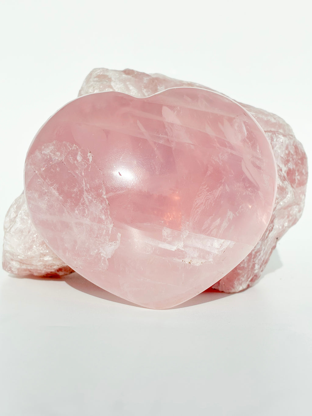 Rose Quartz Heart