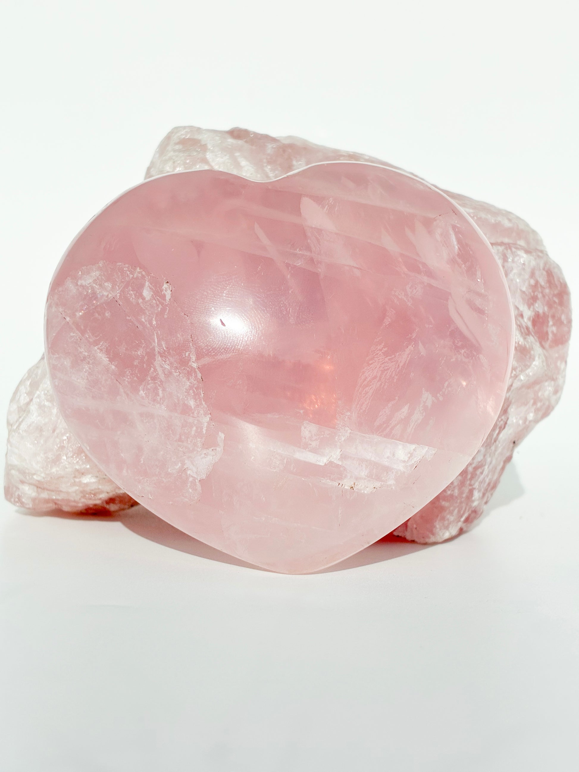 Rose Quartz Heart