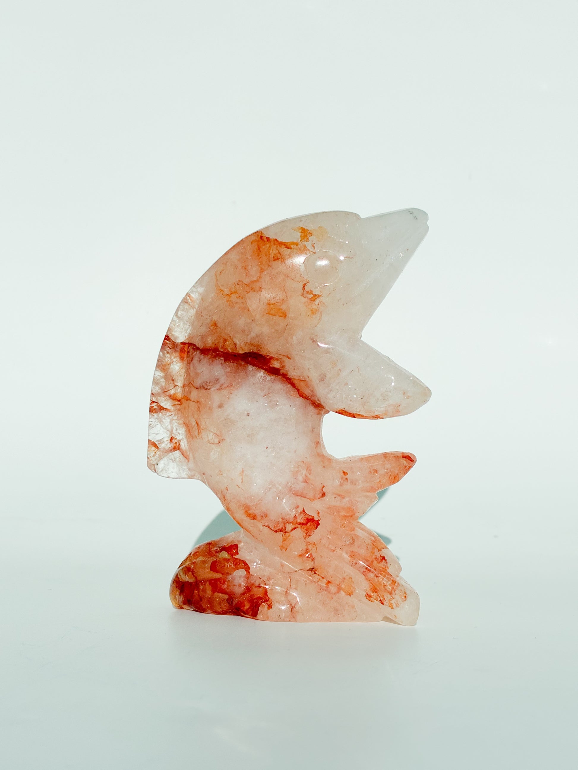 Fire Quartz Dolphin