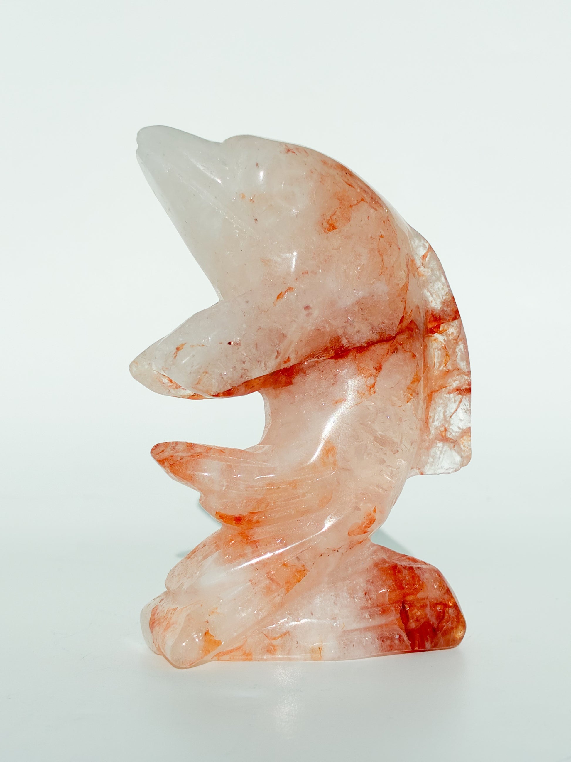 Fire Quartz Dolphin