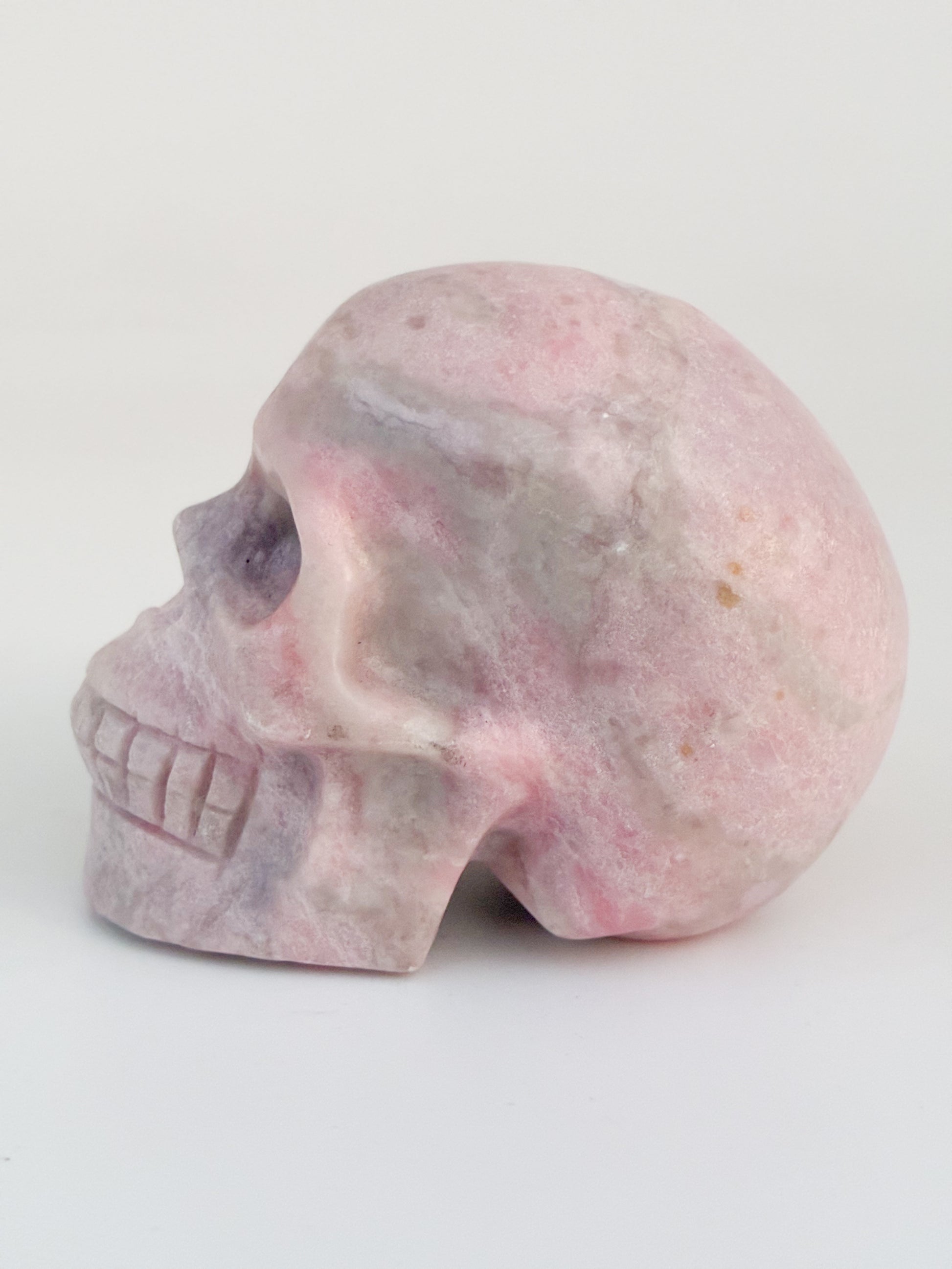 Pink Opal Skull