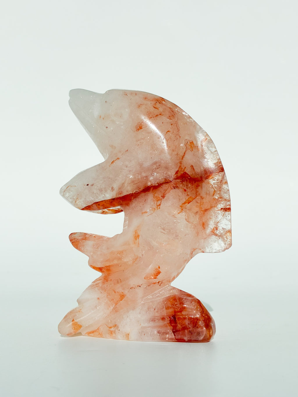 Fire Quartz Dolphin