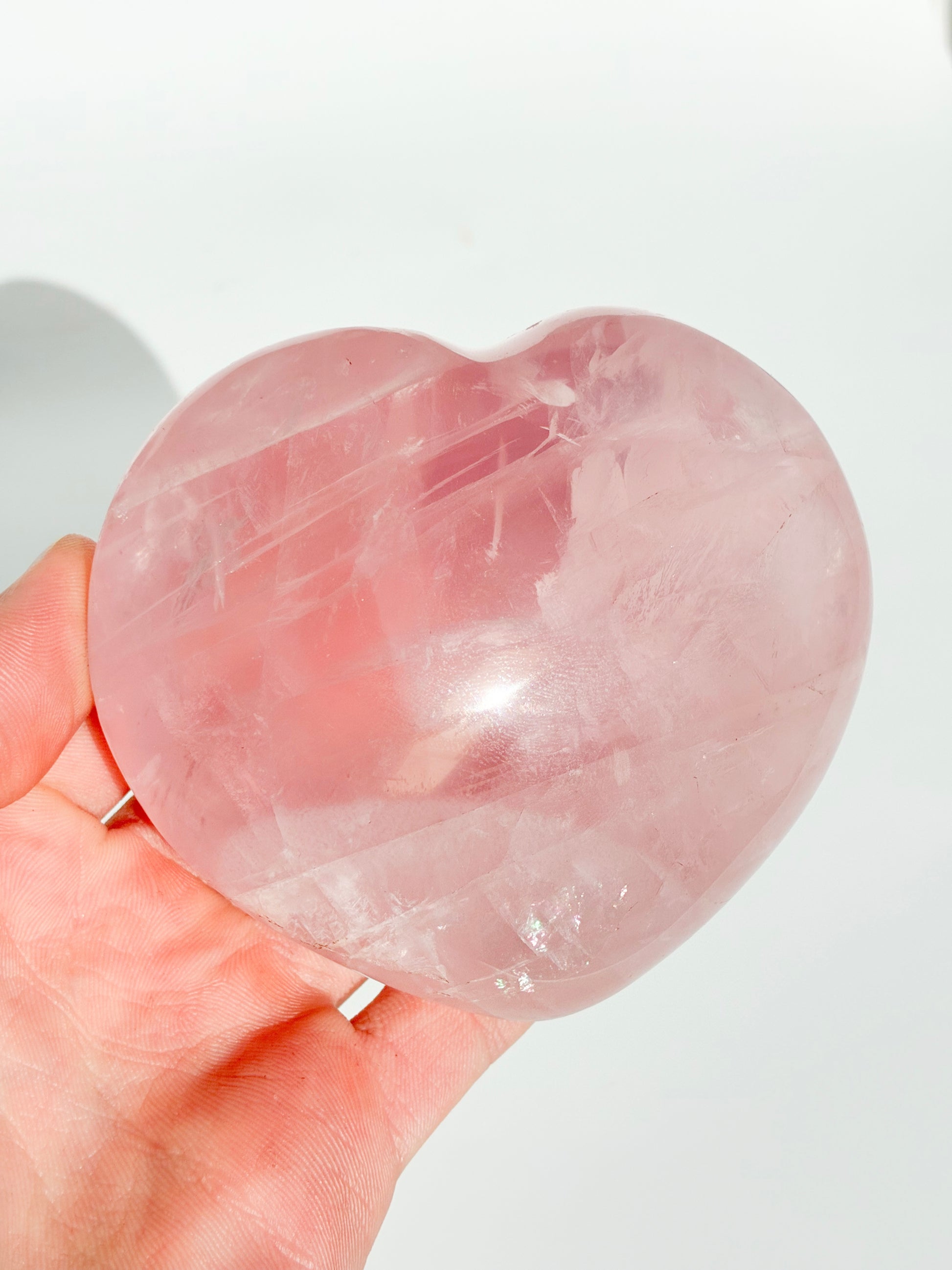 Rose Quartz Heart